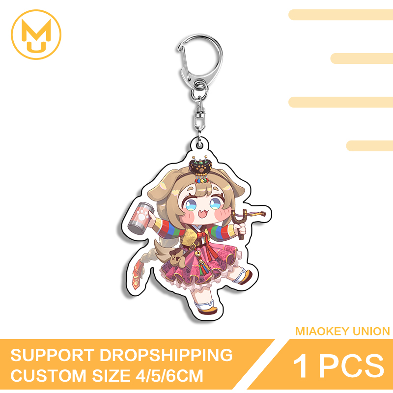 Union Lighting & Decor Reviews - พวงกุญแจรูปชุดเจ้าหญิง Trickcal พร้อมไฟ ขนฟู สไตล์ทหาร ของที่ระลึก
