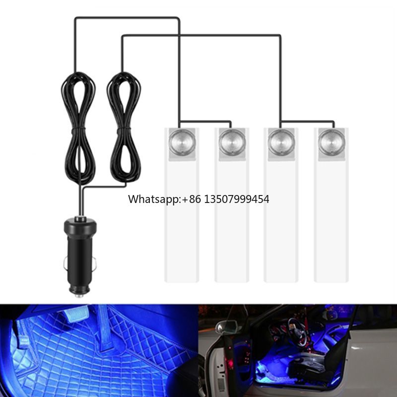 Lighting Decor - ไฟบรรยากาศในรถยนต์ 12 โวลต์ โคมไฟตกแต่งภายในสำหรับรถยนต์ รุ่น A