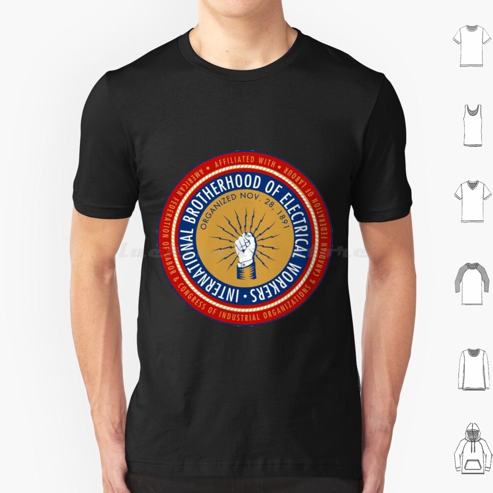 Union Lighting & Decor Reviews - Ibew ช่างไฟฟ้า-Cool T เสื้อขนาดใหญ่ผ้าฝ้าย 100% ไฟฟ้าช่างไฟฟ้า