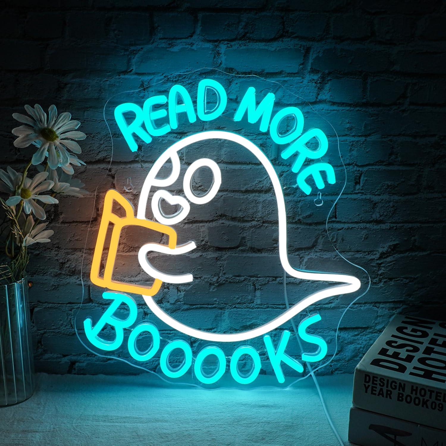 Lighting Decor And More - อ่านเพิ่มเติม ป้ายไฟนีออนรูปหนังสือ ไฟ LED ปรับความสว่างได้ด้วย USB