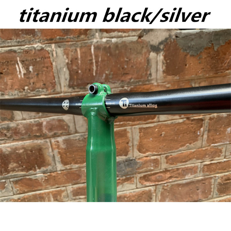Union Lighting & Decor Reviews - จักรยานพับTitanium Handlebar SสำหรับBromptonจักรยานTI Bar 25.4X560 มม.Ultra