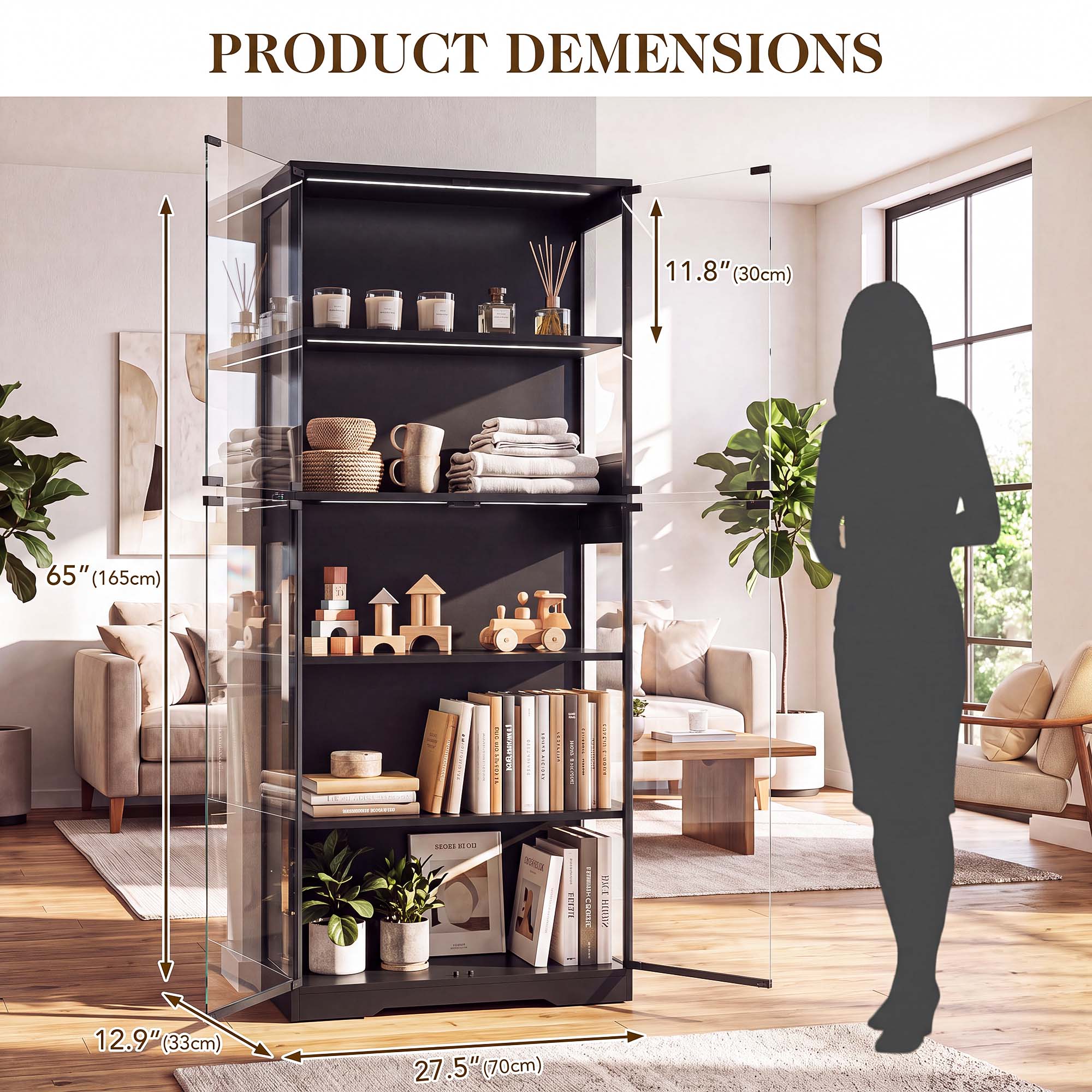 ตู้โชว์ 5 ชั้น TCGBKAF พร้อมปร - Lighting Decor For Room บทวิจารณ์และราคา