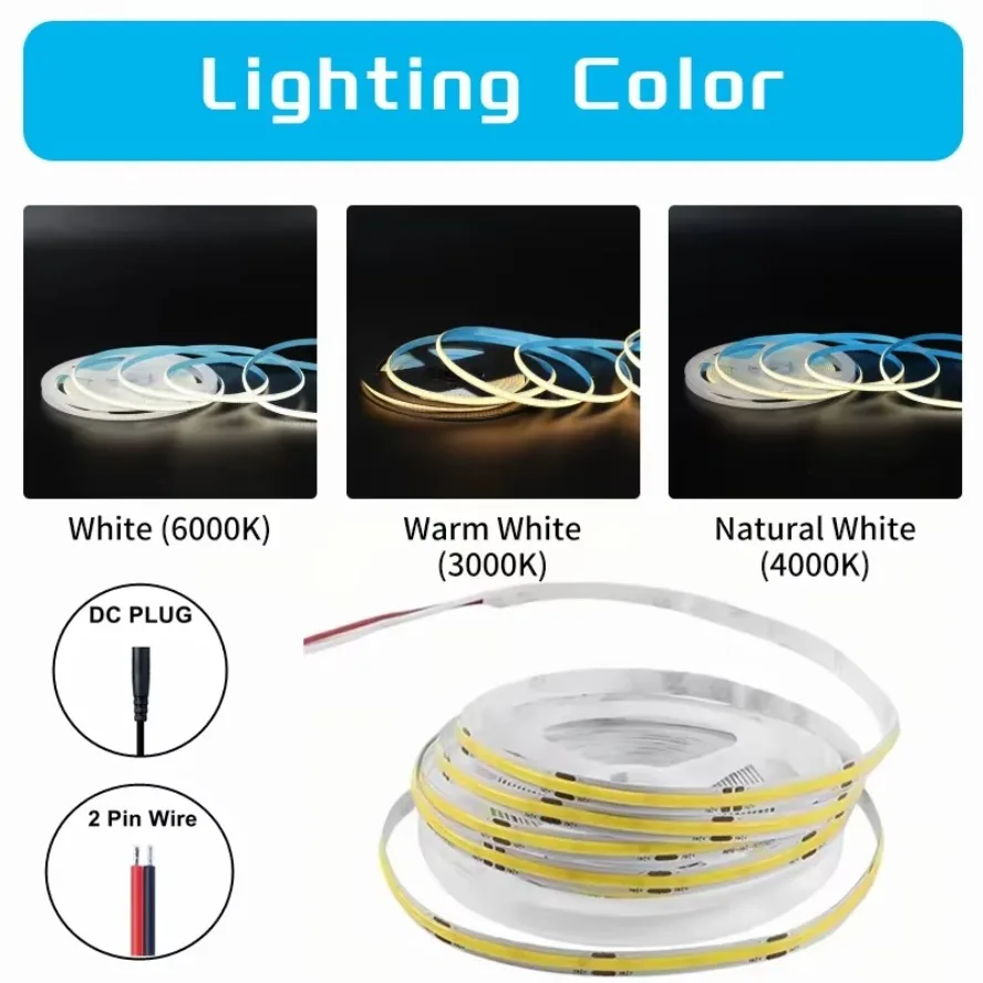 480 400 320 LEDs/m 12V 24V 5m  - Lighting Decor And More บทวิจารณ์และราคา