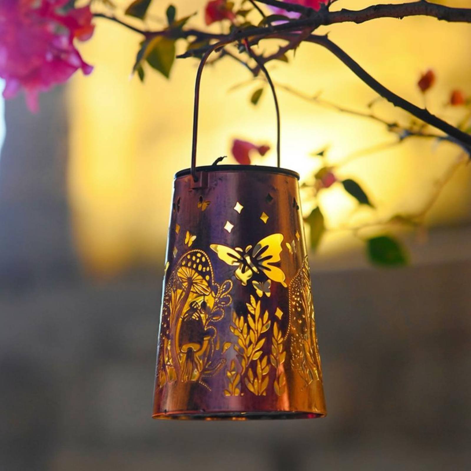 โคมไฟสวนลายดอกไม้ โคมไฟสวน ระบ - Garden Lighting Decor บทวิจารณ์และราคา
