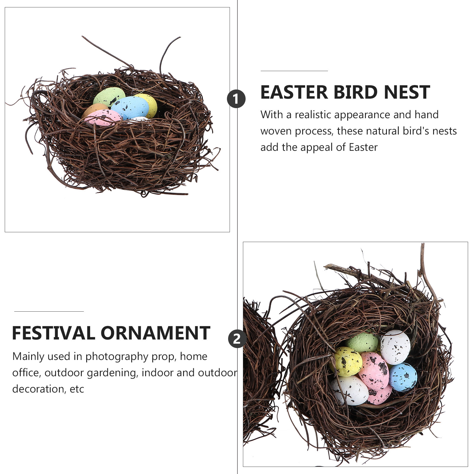 ชุดรังไข่อีสเตอร์จำลอง 2 ชิ้น  - Lighting Home Decor Items บทวิจารณ์และราคา