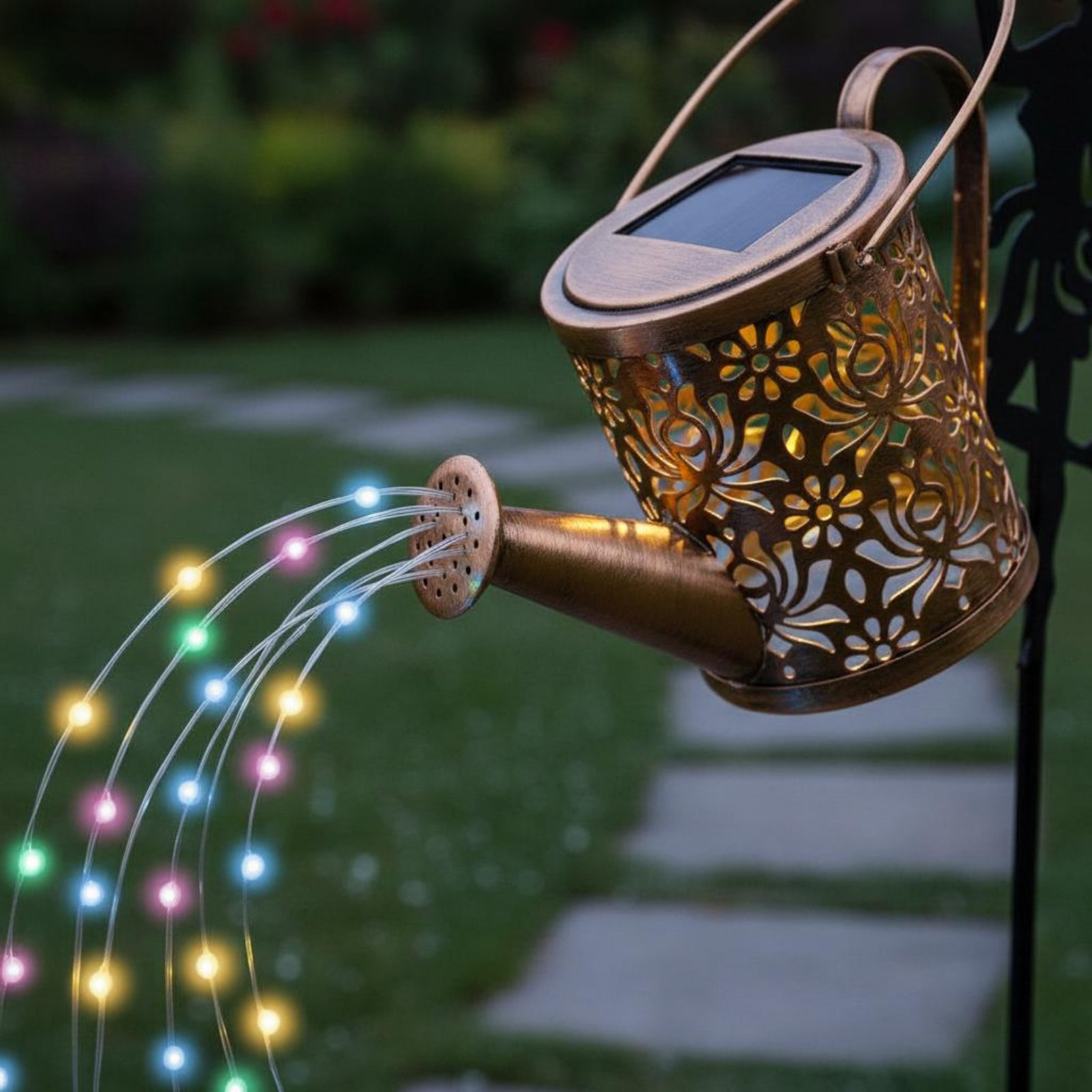 โคมไฟรดน้ำต้นไม้รูปนางฟ้าพลังง - Yard Lighting Decor บทวิจารณ์และราคา