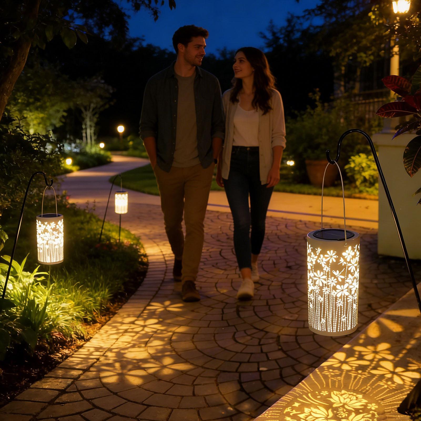 โคมไฟพลังงานแสงอาทิตย์ ไฟดอกไม - Yard Lighting Decor บทวิจารณ์และราคา