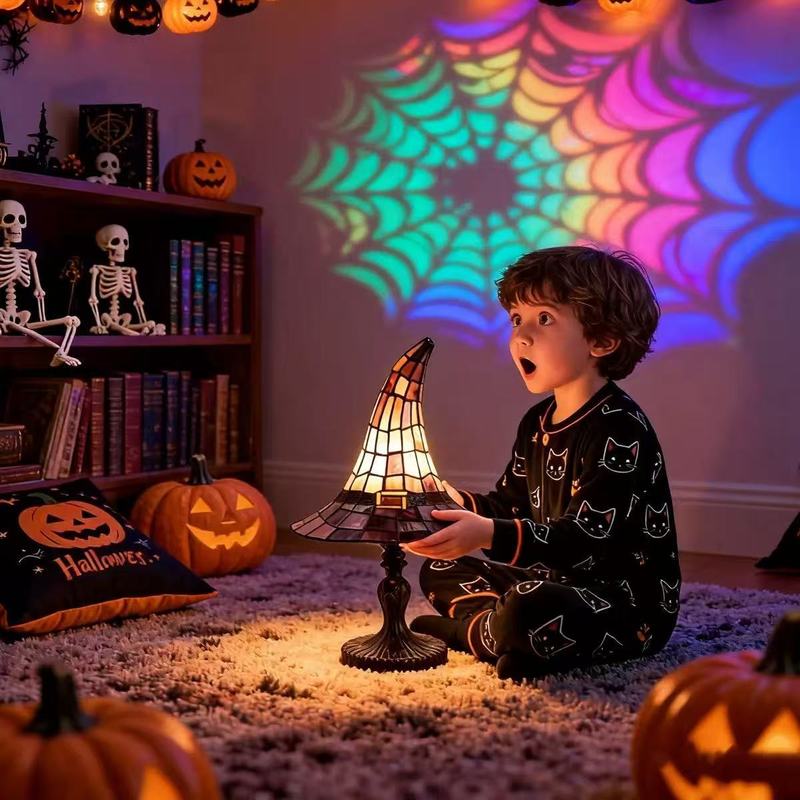 โคมไฟตั้งโต๊ะรูปหมวกแม่มดทำมือ - Lighting Home Decor Items บทวิจารณ์และราคา