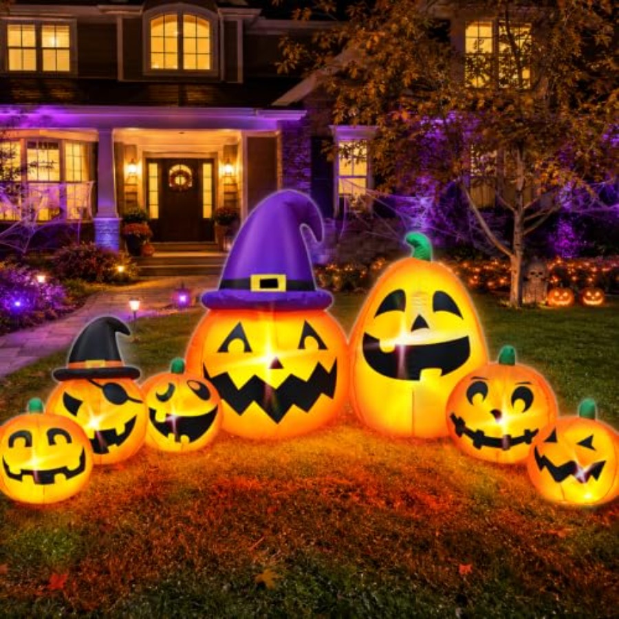 ของตกแต่งฮาโลวีนรูปฟักทองเป่าล - Orange Lighting Decor บทวิจารณ์และราคา