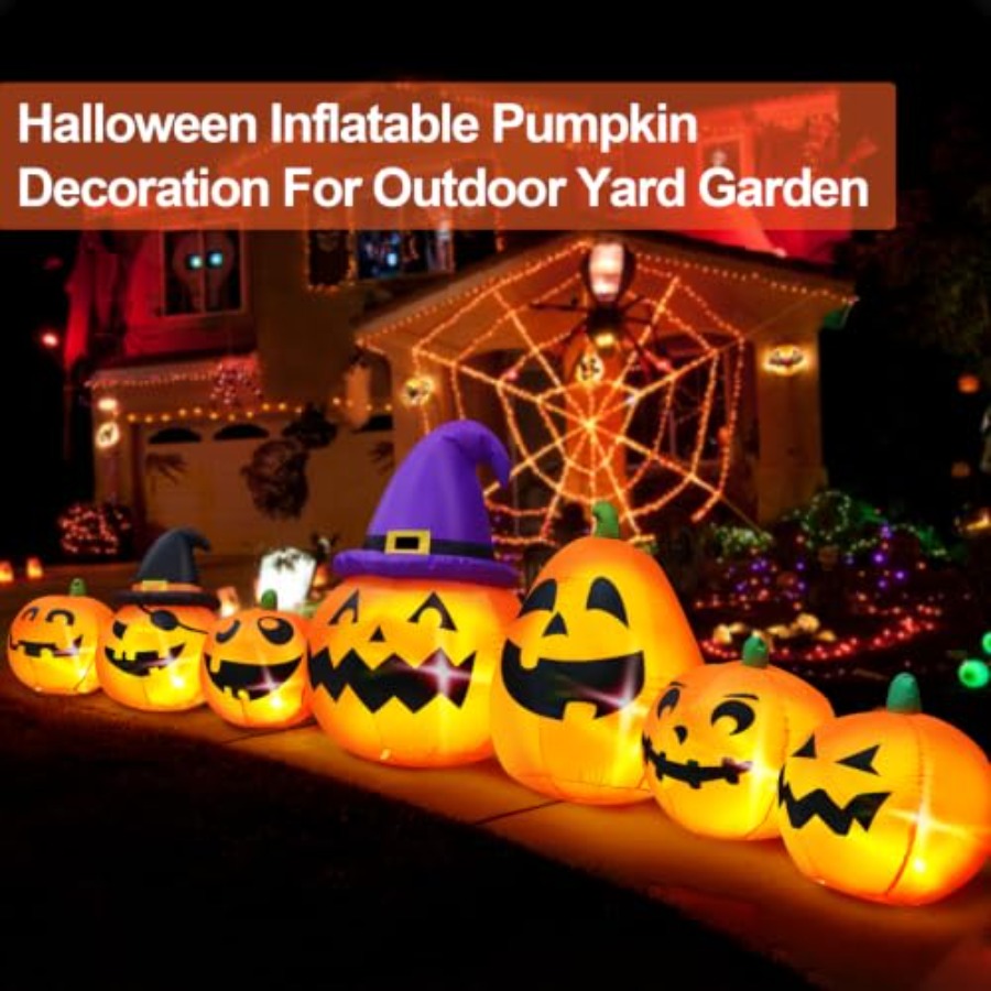 ของตกแต่งฮาโลวีนรูปฟักทองเป่าล - Orange Lighting Decor บทวิจารณ์และราคา