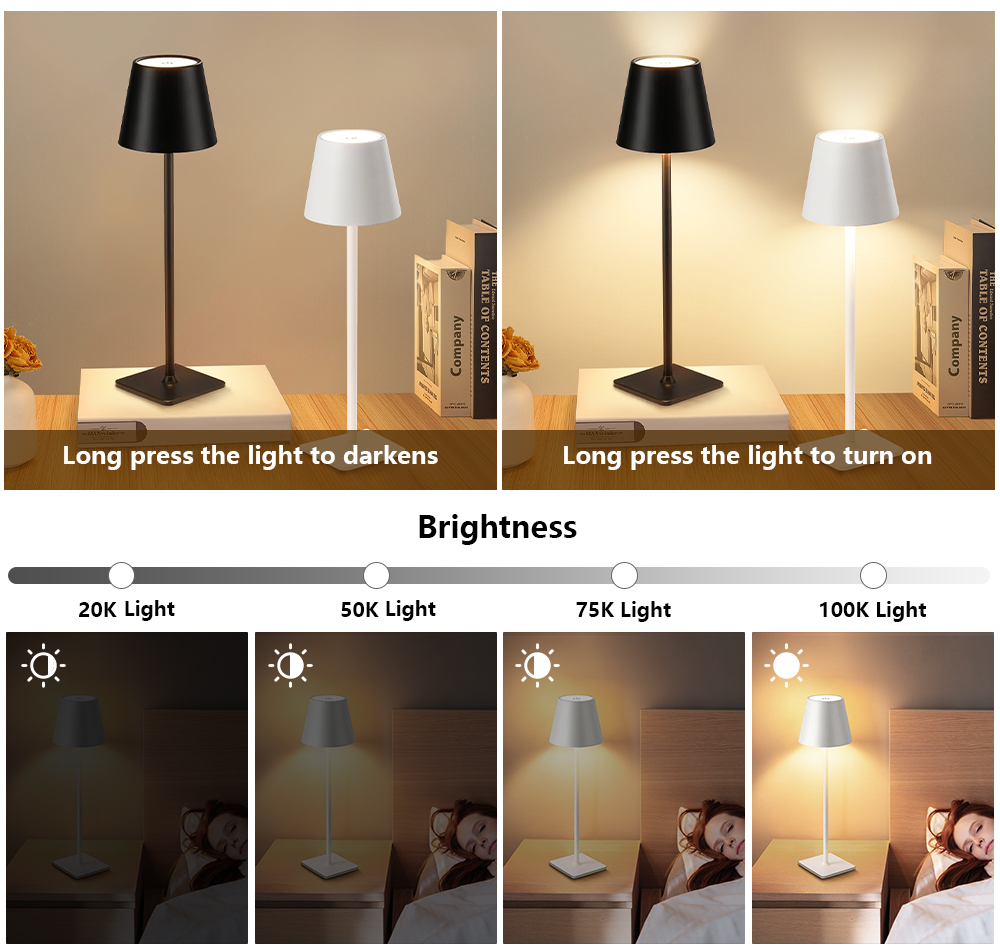 ไฟ LED แบบชาร์จไฟได้ โคมไฟตั้ง - Lighting Decor For Room บทวิจารณ์และราคา