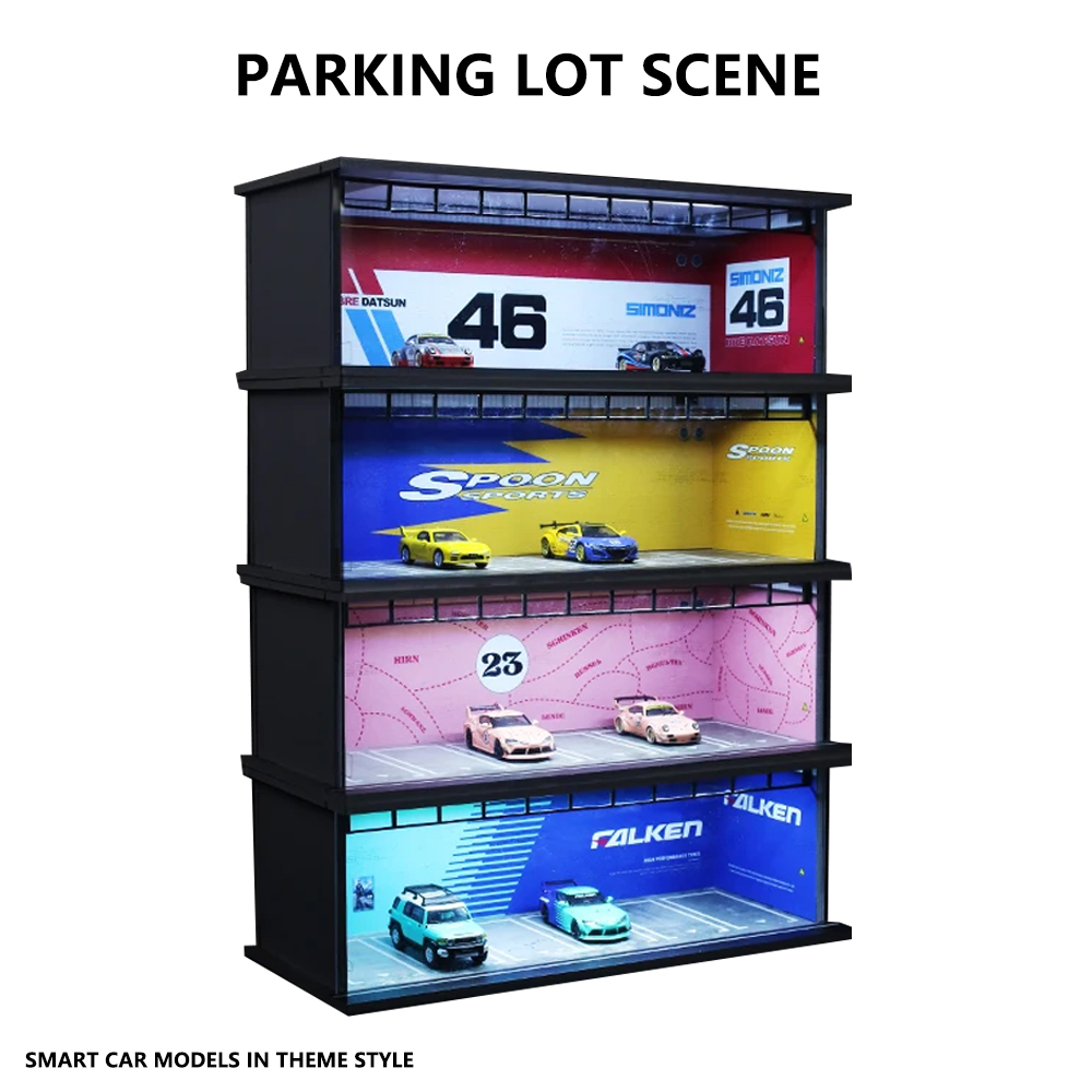 โมเดลโรงจอดรถจำลองขนาด 1/64 พร - Lighting Decor And More บทวิจารณ์และราคา